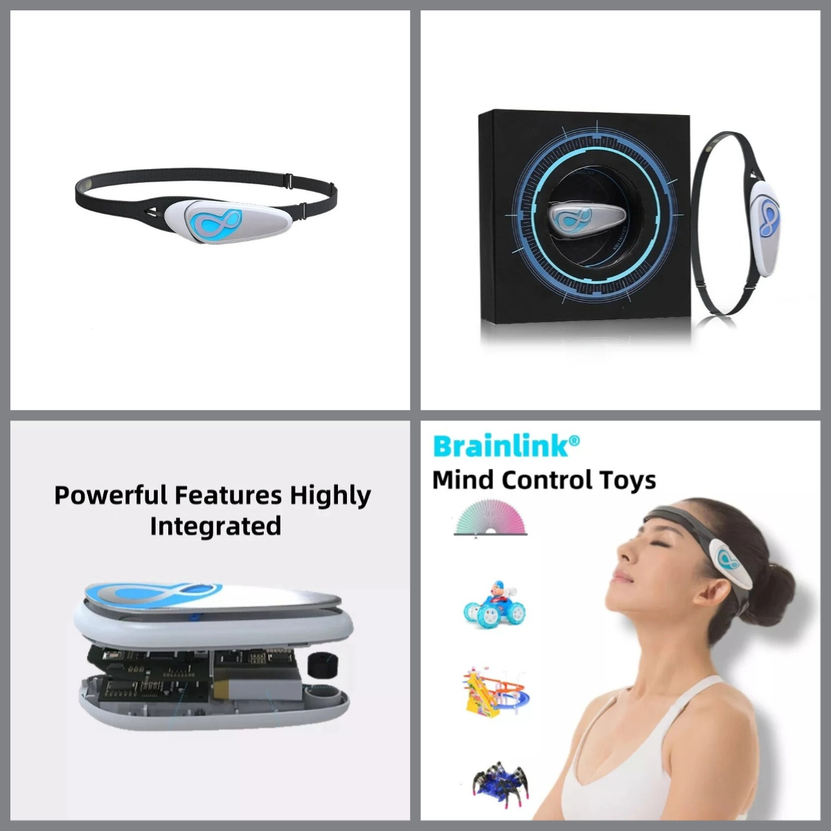 Meditation Headband Eeg - Sucha elektroda EEG, opaska na głowę