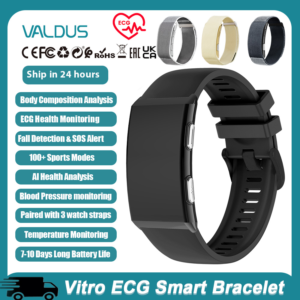 Fall Detection Watch - VALDUS 2026 Nowy Smartband VITRO Bez