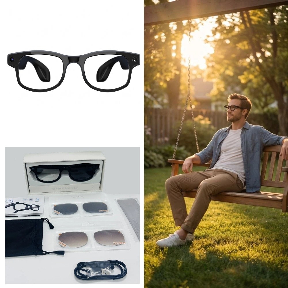 Smart Glasses Lens - Inteligentne okulary AI 2 w 1
