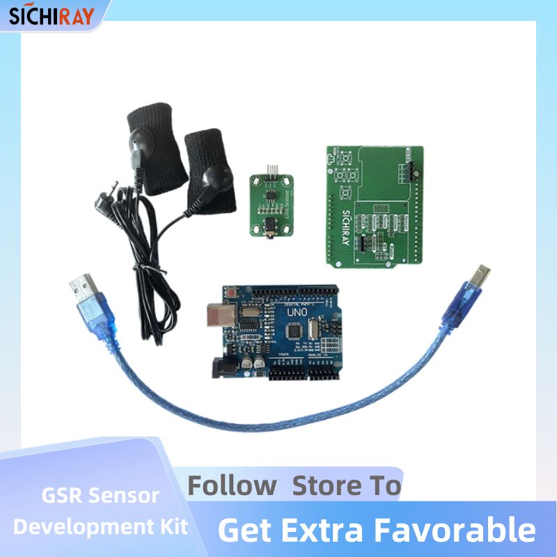 Galvanic Skin Sensor - Galwaniczny czujnik reakcji skóry zestaw do