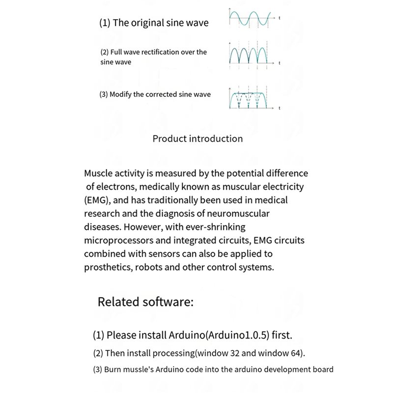 Moduł czujnika elektrycznego m – Muscle Sensor Emg recenzja i cena