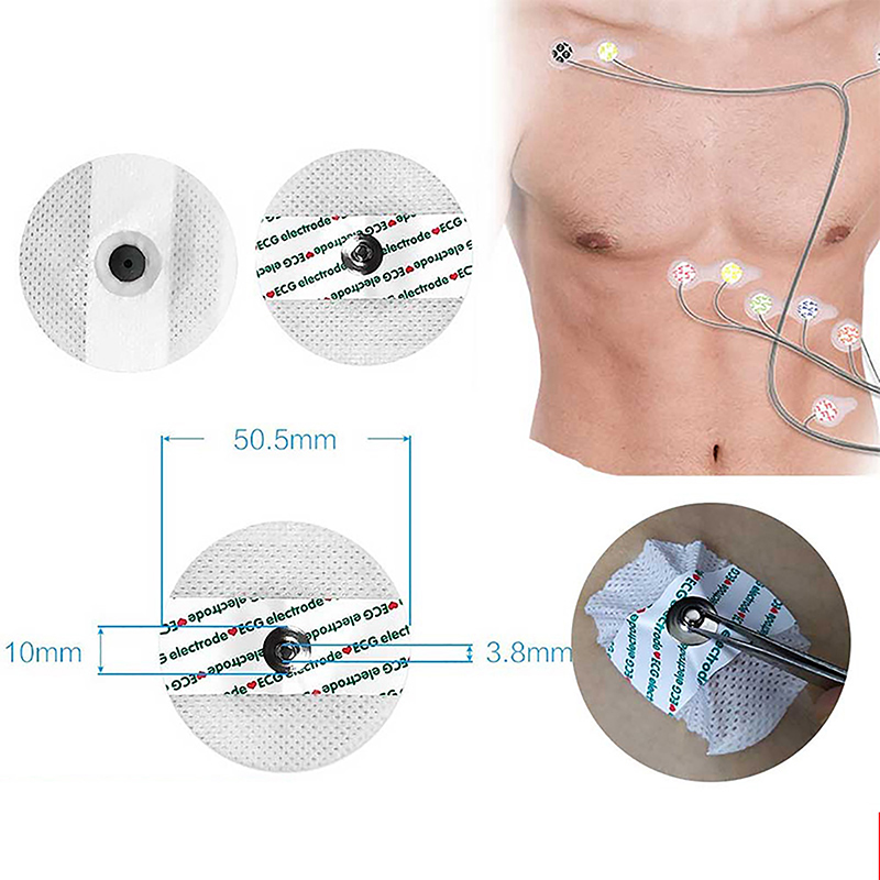 50 sztuk/worek Elektrody EKG J – Ecg Patch Monitor recenzja i cena