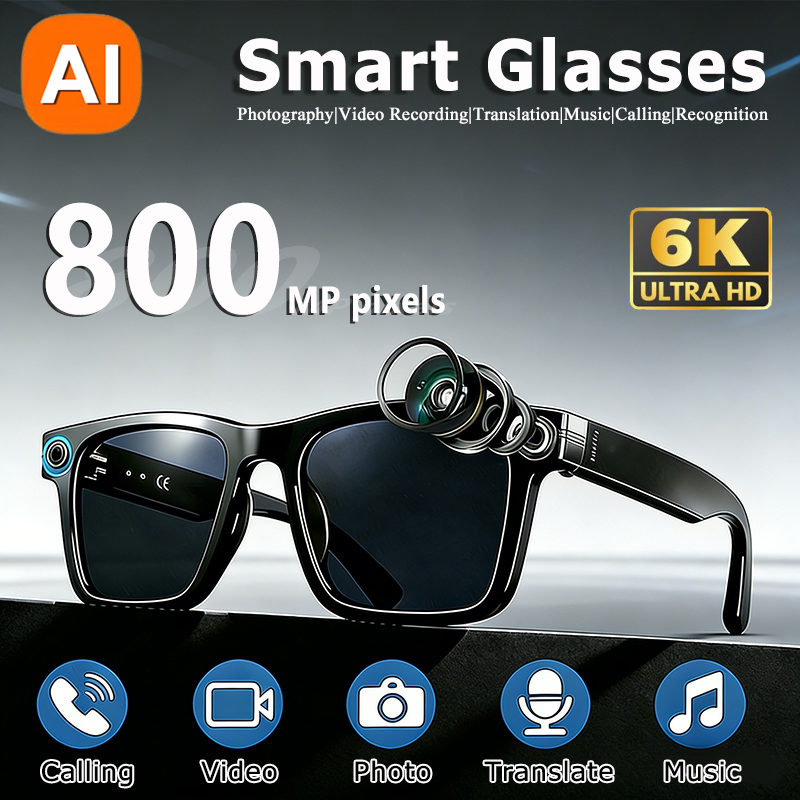 Okulary z kamerą 6K HD AI, fot – Smart Glasses Lens recenzja i cena
