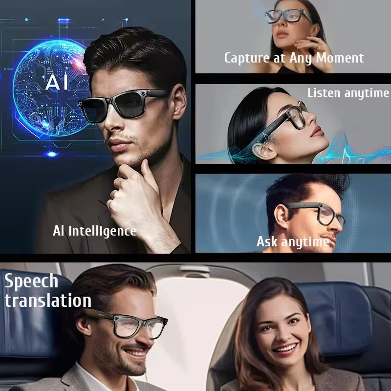 Okulary z kamerą 6K HD AI, fot – Smart Glasses Lens recenzja i cena