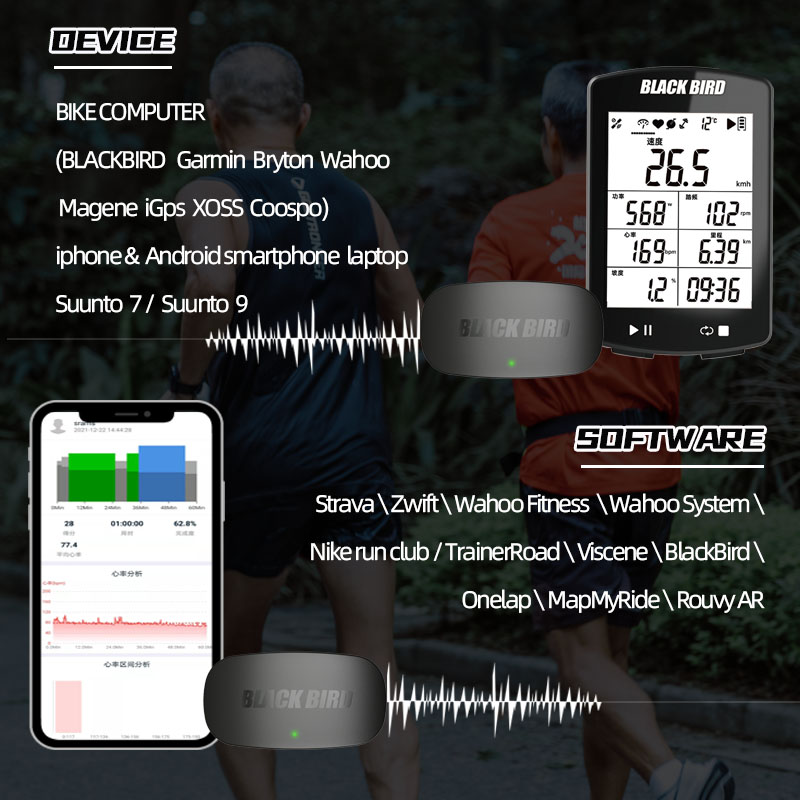 Czujnik tętna BlackBird HR1 z  – Breath Rate Monitor recenzja i cena