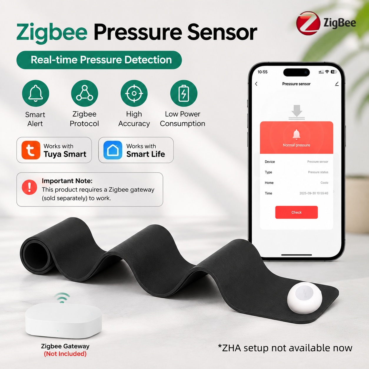 Czujnik ciśnienia Zigbee, dete – Smart Insole Pressure recenzja i cena