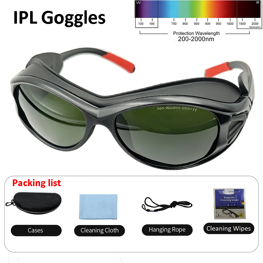 Okulary ochronne do depilacji  – Light Therapy Glasses recenzja i cena